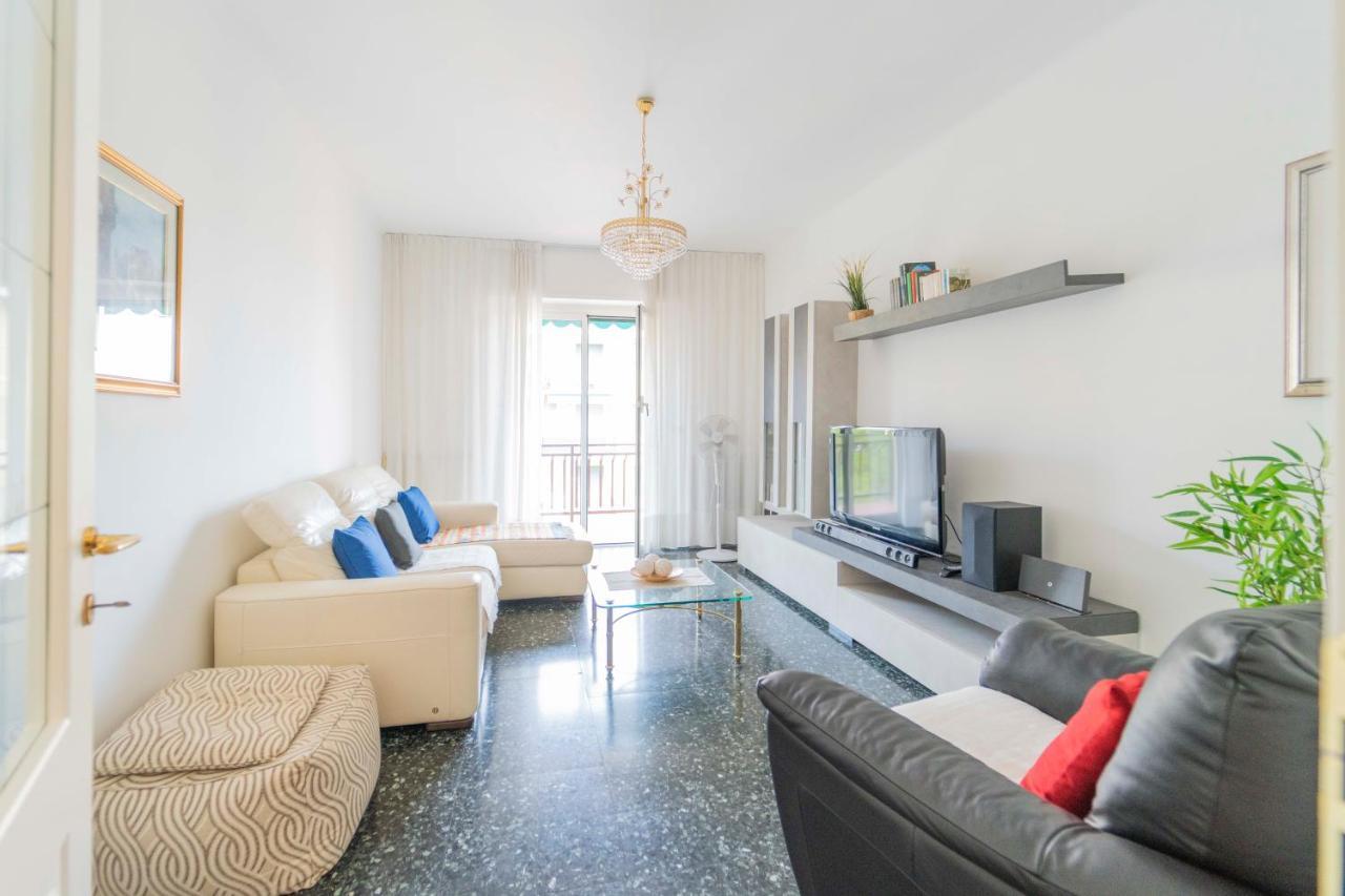 193 - Casa Via Della Chiusa - Centralissimo E Vicino Alla Baia Del Silenzio, Spiaggia E Mare 150M - Parcheggio Gratis Incluso E Aria Condizionata Sestri Levante Eksteriør bilde